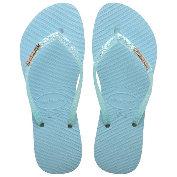 Havaianas Slim Glitter Flourish Flip Flops