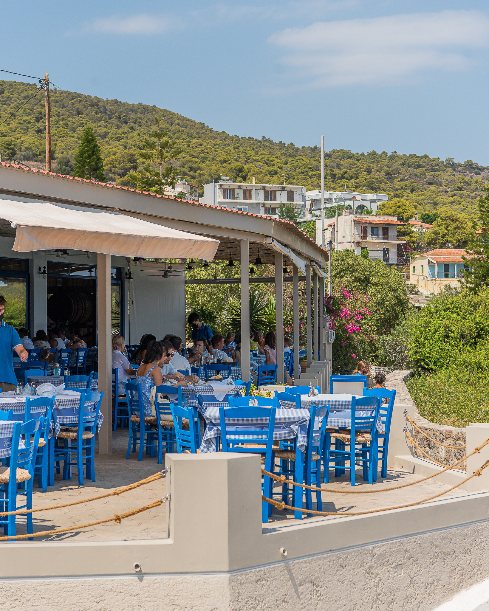 Agia Marina seaside setting