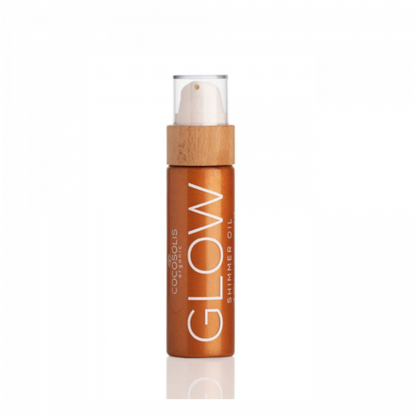 Cocosolis GLOW Shimmer Oil Φυσικό ενυδατικό ξηρό λάδι με ιριδίζοντα μικροσωματίδια. 32,00€