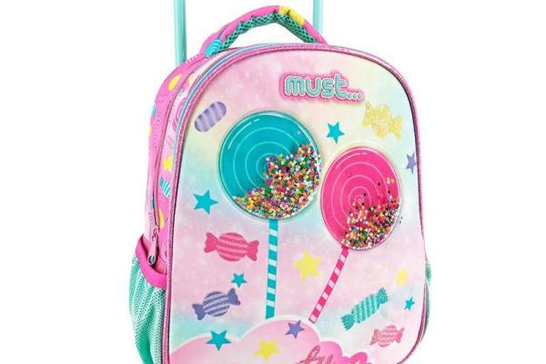 Must Sweety σχολική τσάντα νηπίου τρόλεϊ