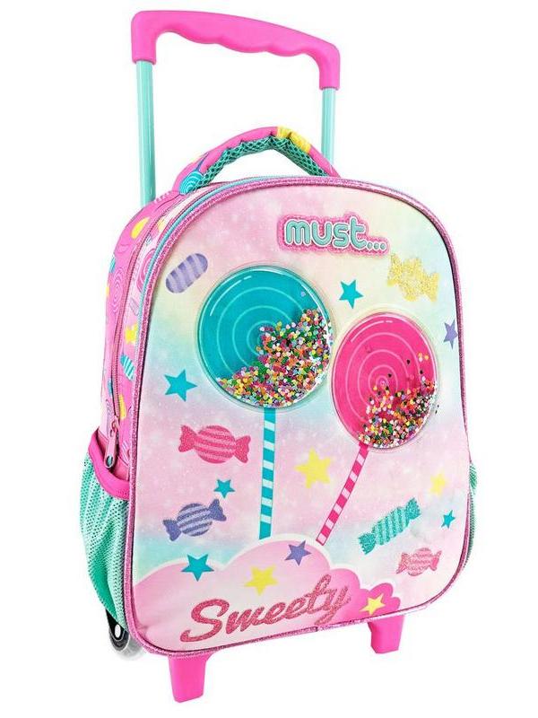 Must Sweety σχολική τσάντα νηπίου τρόλεϊ