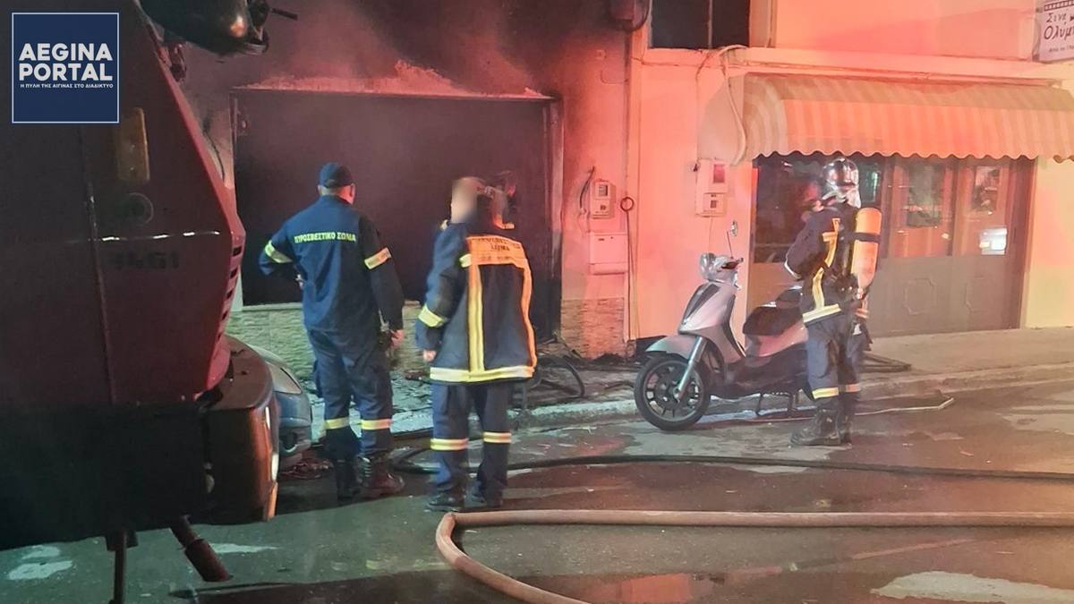 Πιο συγκεκριμένα, στο σημείο του συμβάντος κατεύθασε&nbsp; όχημα του Αστυνομικού Τμήματος Αίγινας