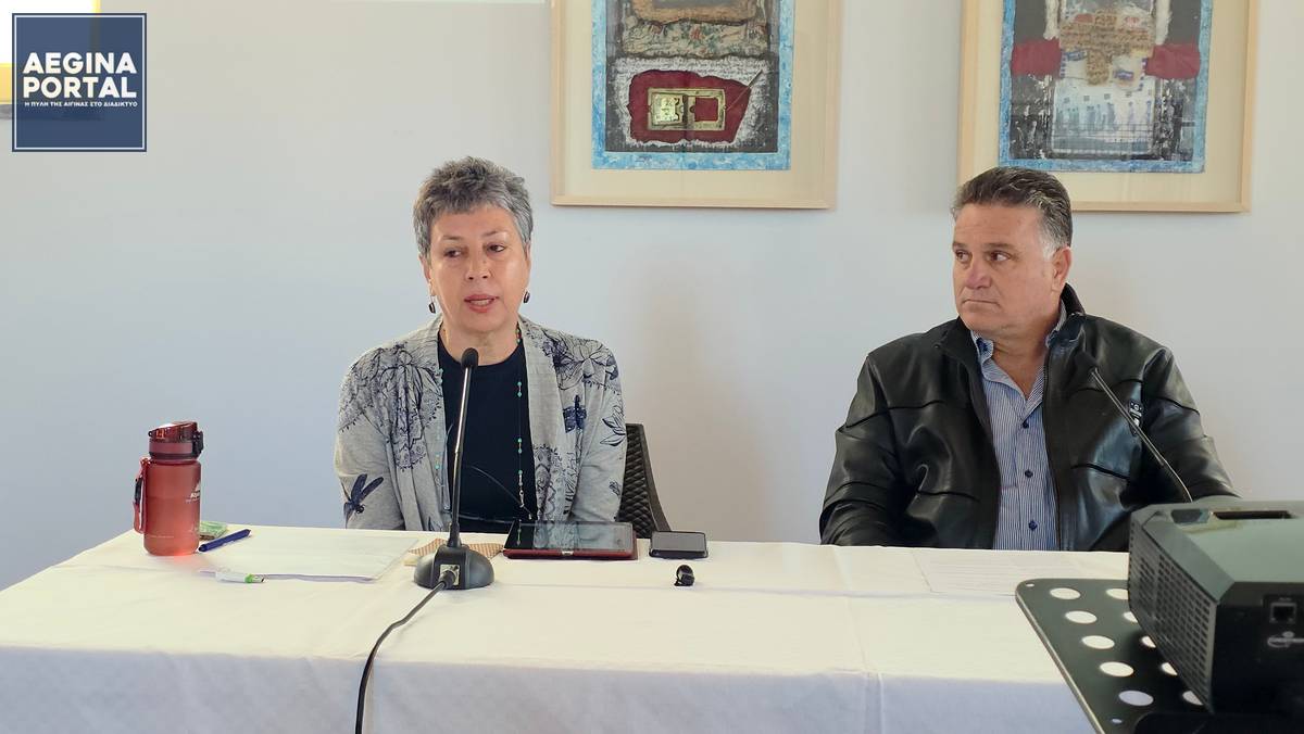 Τον συντονισμό έκαναν η κ. Ελένη Σταμπόλη, Ιστορικός – μέλος της Αιγιναίας και ο κ. Σταύρος Λάμπρου, Τοπογράφος Μηχανικός