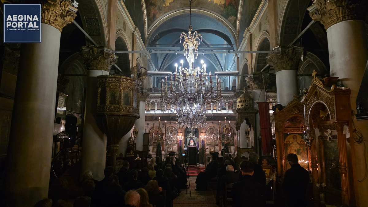 Κεντρικός άξονας της ομιλίας του ήταν η αγάπη προς τον Χριστό.