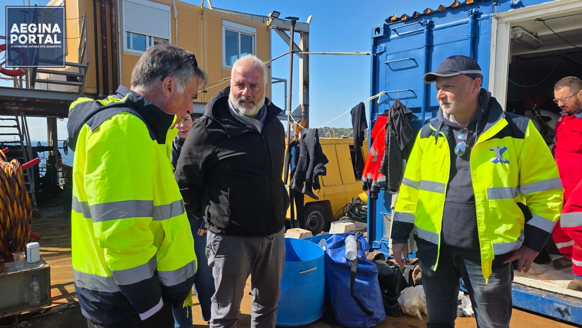 Ο υπεύθυνος του καταδυτικού συνεργείου, Βασίλης Μιλωνάς, επισήμανε