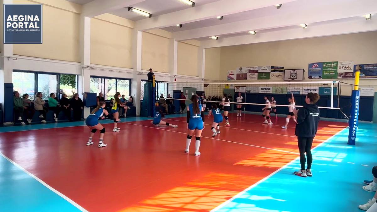 Η ομάδα της Αίγινας πήρε από την αρχή μεγάλο και ξεκάθαρο προβάδισμα