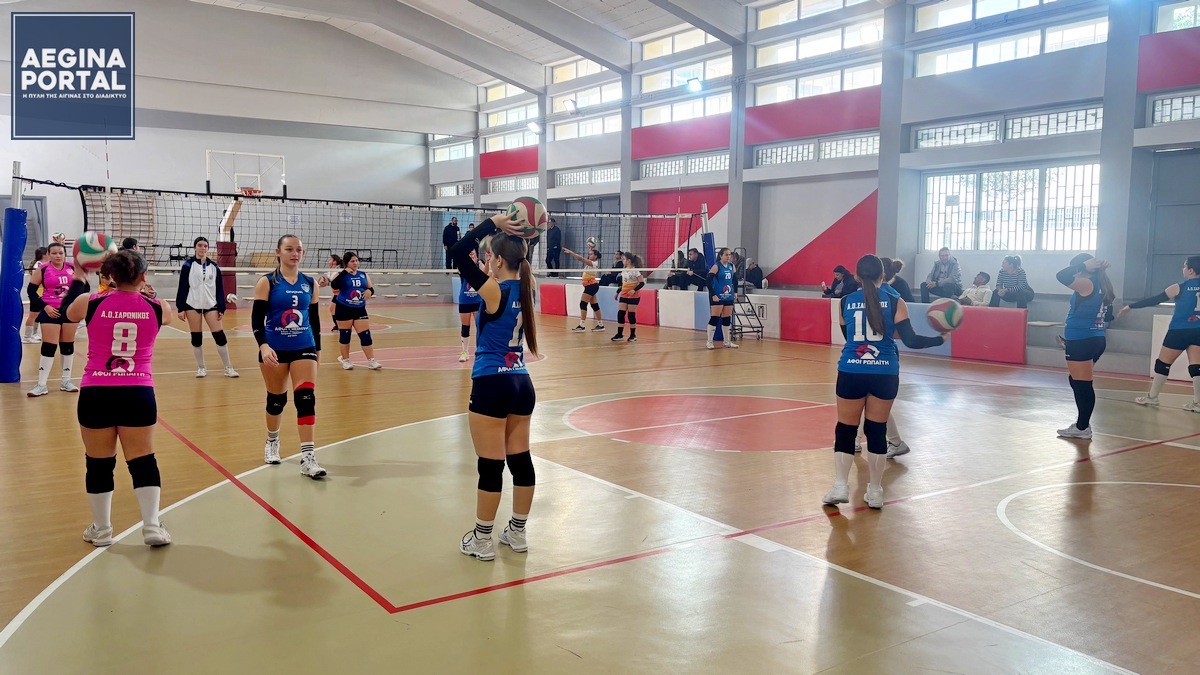 Α.Ο. Λέοντες Καμινίων - Α.Ο.Α. Σαρωνικός 0-3 σετ. Για την 5η αγωνιστική των Κ-16 των κοριτσιών της ΕΣΠΕΔΑ.