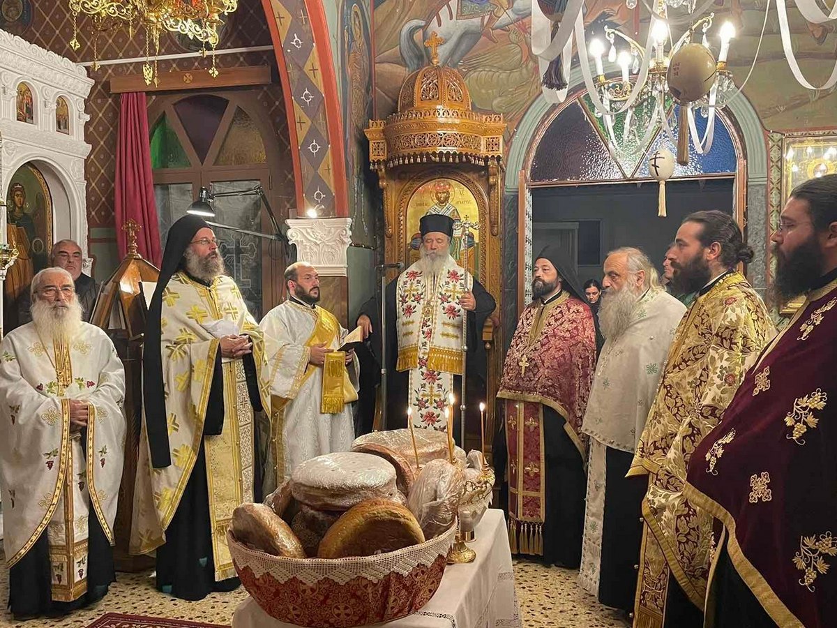 Χοροστάτησε και ομίλησε διδακτικά ο Σεβασμιώτατος Ποιμενάρχης μας κ. Εφραίμ