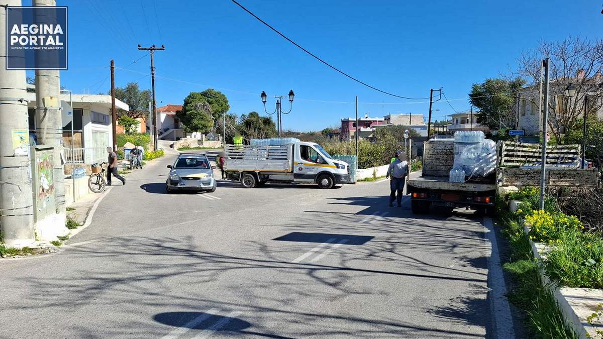 Διανομή εμφιαλωμένων στον Μεσαγρό σήμερα. Αυτή τη φορά δεν ενημερώθηκε ούτε ο πρόεδρος της Δημοτικής Κοινότητας.