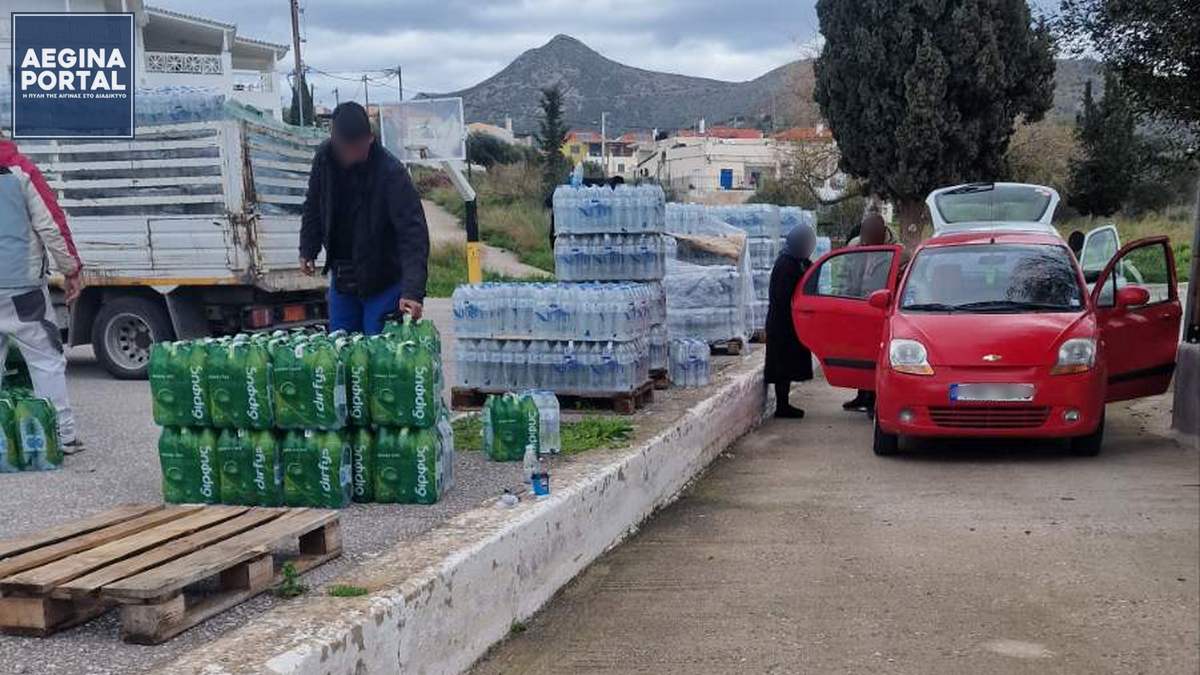 Σε εξέλιξη η διανομή εμφιαλωμένων νερών στην Πέρδικα.