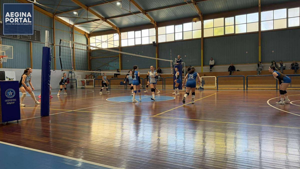 Η διακύμανση του σκορ στο 2ο σετ έφερε μεγάλο προβληματισμό στις τάξεις των μπλε της Αίγινας