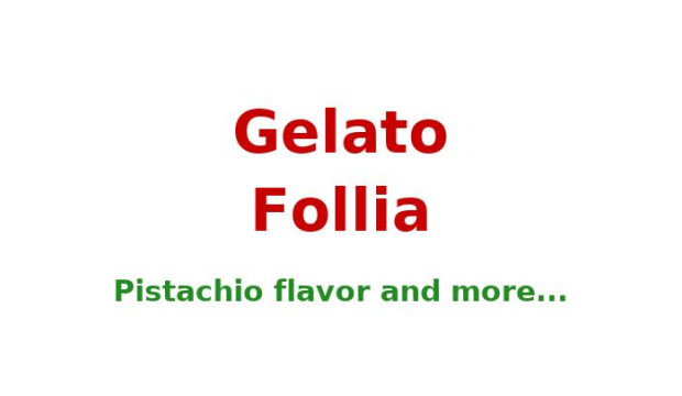 Gelato Follia. Παγωτό και παραδοσιακά γλυκά στην Πέρδικα.